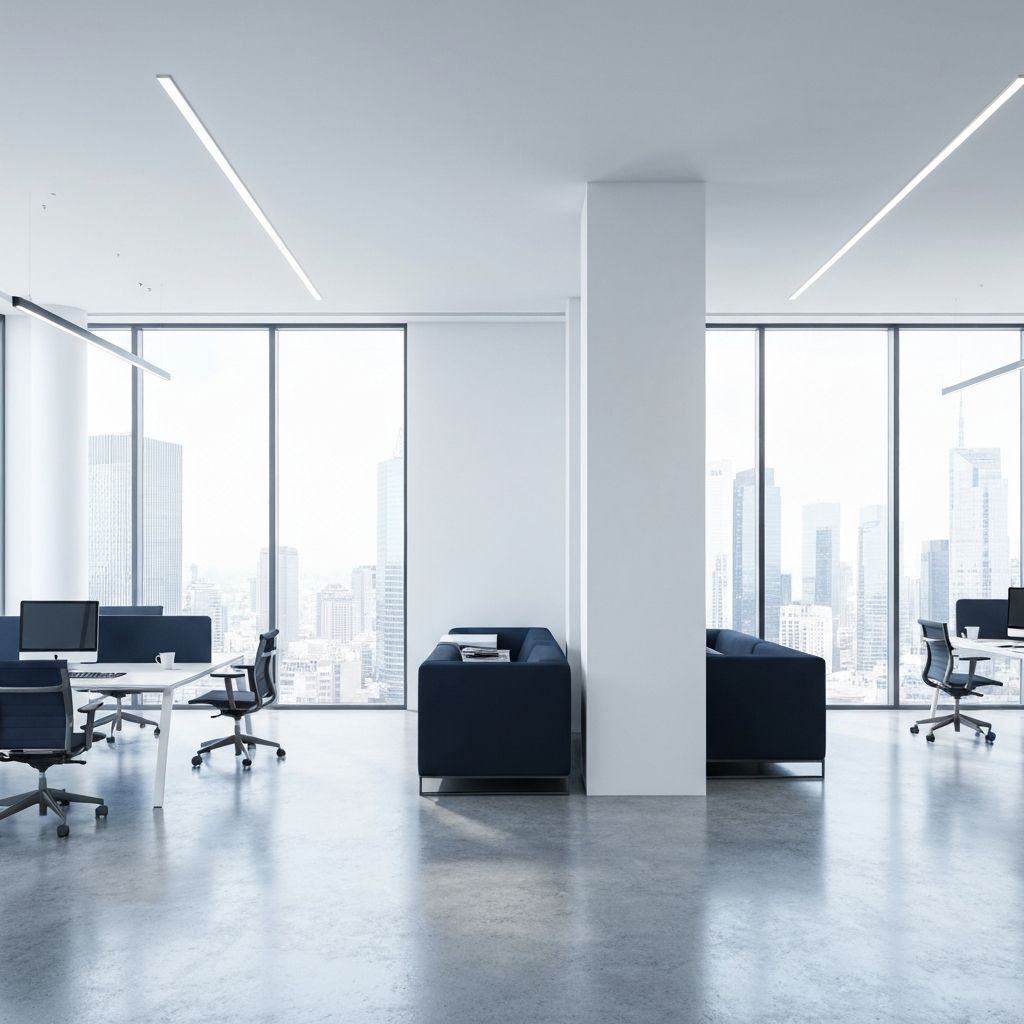 Modern professional workspace representing premium consulting services